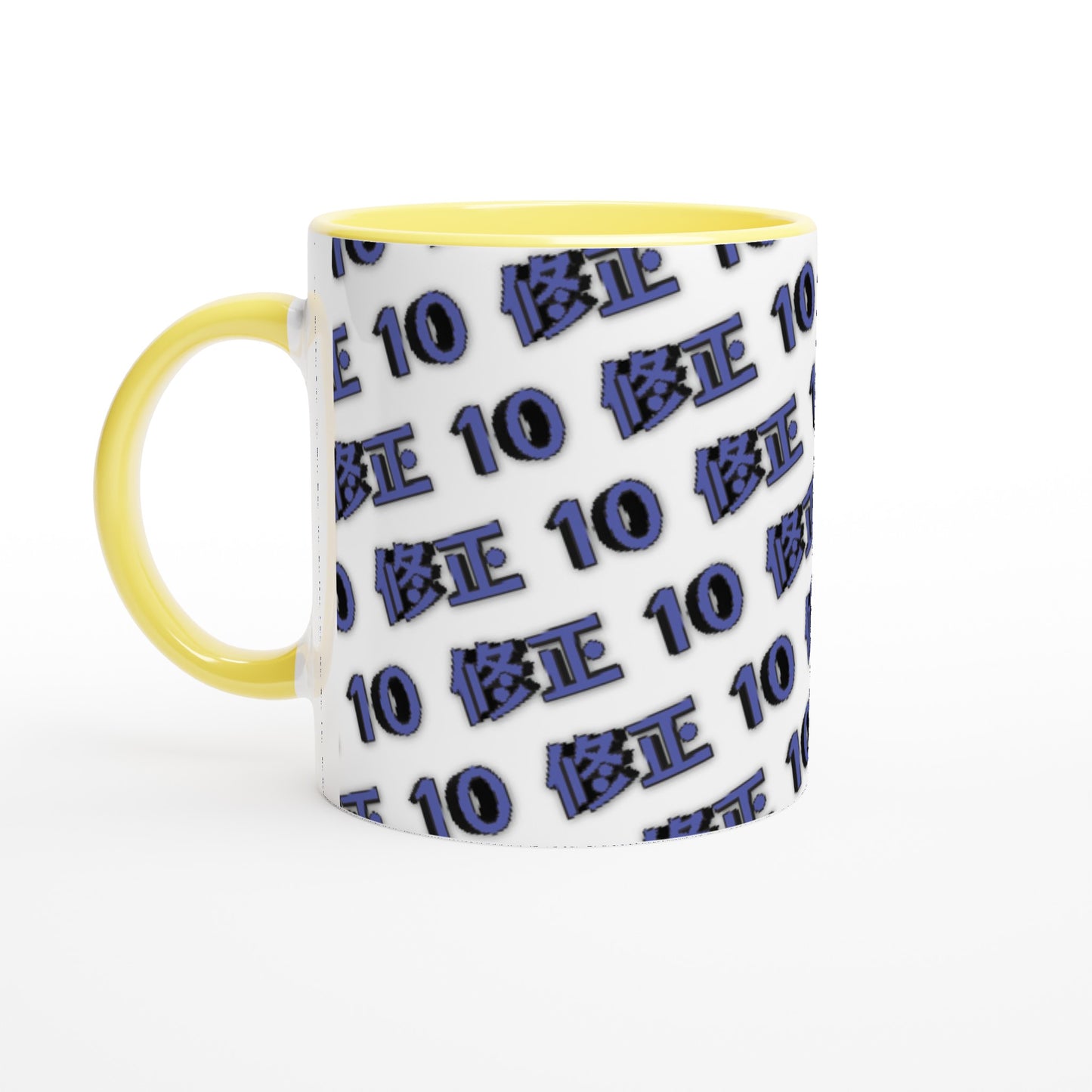 A10 Media Tag - White 11oz Ceramic Mug with Color Inside